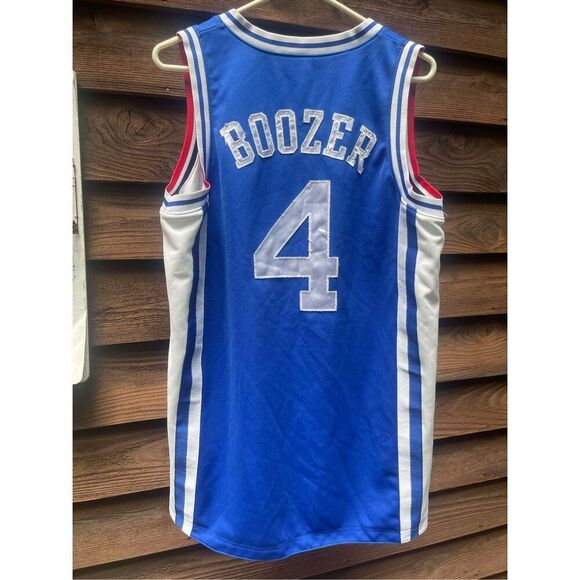 NIKE 2001 Carlos Boozer Duke #4 Reversible USA Basketball Jersey M - Picture 2 of 16